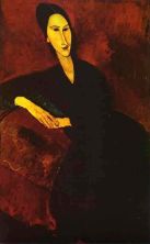 Haga click para ver la imagen ampliada madame zborowska on a sofa.jpg